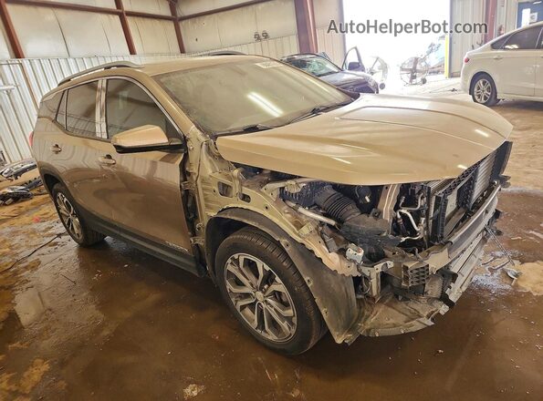 3GKALVEX1JL236907 2018 GMC TERRAIN Gray Delantero derecho