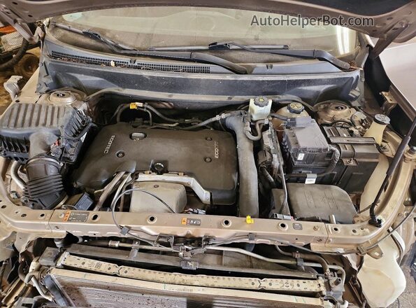 3GKALVEX1JL236907 2018 GMC TERRAIN Gray Vista del compartimento del motor