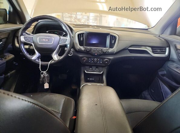 3GKALVEX1JL236907 2018 GMC TERRAIN Gray Vista del salpicadero