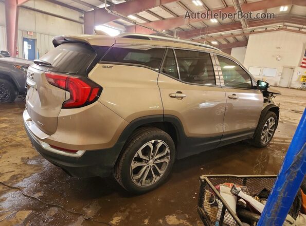3GKALVEX1JL236907 2018 GMC TERRAIN Gray Trasero derecho
