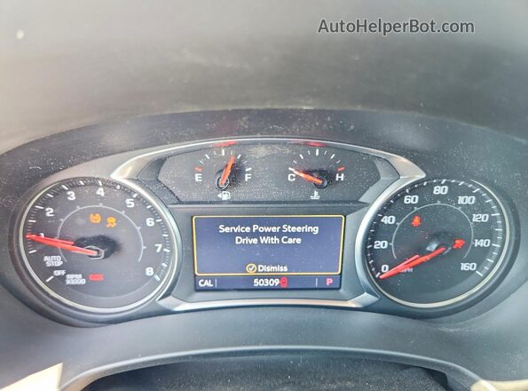 3GKALVEX1LL128211 2020 GMC TERRAIN Красный Вид щитка приборов