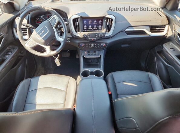 3GKALVEX1LL128211 2020 GMC TERRAIN Красный Вид панели приборов