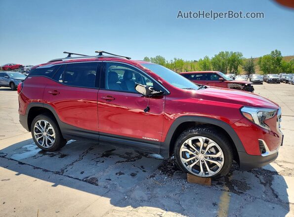 3GKALVEX1LL128211 2020 GMC TERRAIN Красный Передняя правая четверть