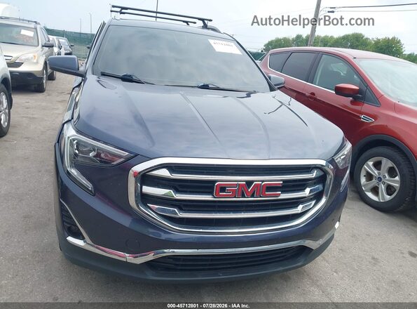 3GKALVEX3JL136923 2018 GMC TERRAIN Синий Вид щитка приборов