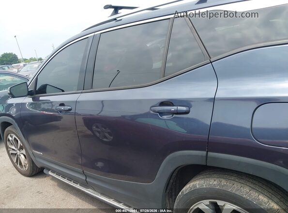 3GKALVEX3JL136923 2018 GMC TERRAIN Синий Панорамный вид салона 360°