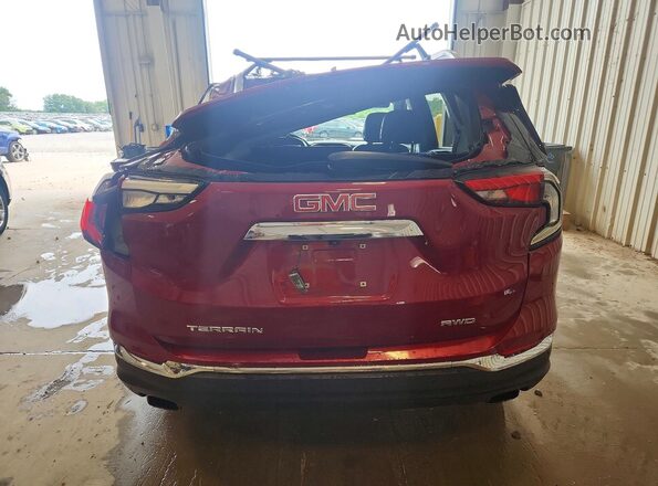 3GKALVEX3LL134785 2020 GMC TERRAIN Red უკანა ხედი