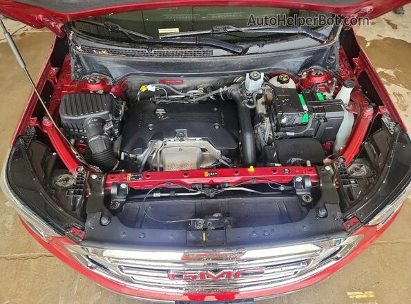 3GKALVEX3LL134785 2020 GMC TERRAIN Red უკანა სალონის ხედი