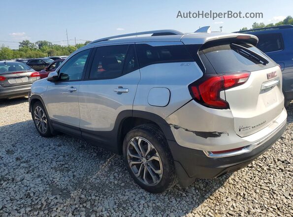 3GKALVEX4JL177464 2018 GMC TERRAIN Серебряный Задняя левая четверть