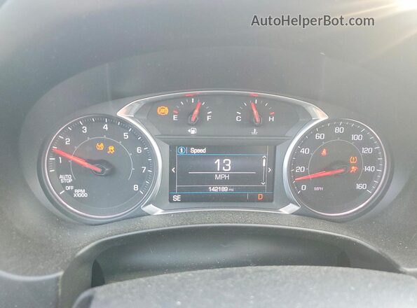 3GKALVEX4JL177464 2018 GMC TERRAIN Серебряный Вид щитка приборов