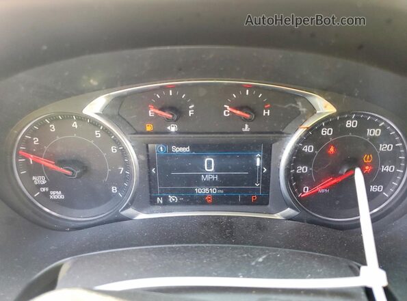 3GKALVEX5JL137944 2018 GMC TERRAIN Черный Вид щитка приборов