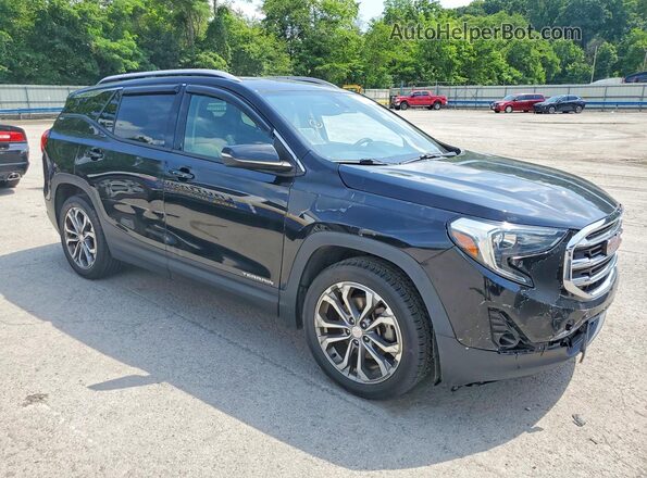 3GKALVEX5JL137944 2018 GMC TERRAIN Черный Передняя правая четверть