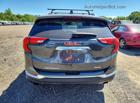 3GKALVEX6JL188613 2018 GMC TERRAIN Gray Vista trasera