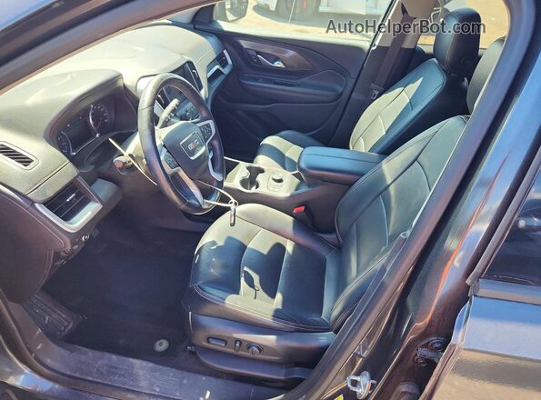 3GKALVEX6JL188613 2018 GMC TERRAIN Gray Vista interior delantera