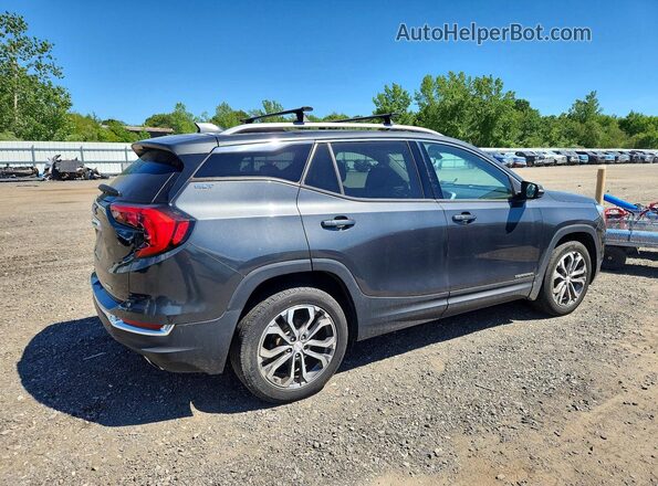 3GKALVEX6JL188613 2018 GMC TERRAIN Gray Trasero derecho