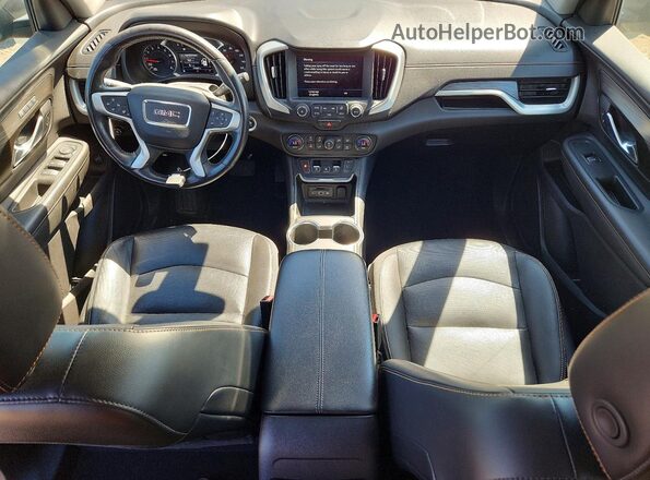 3GKALVEX6JL188613 2018 GMC TERRAIN Gray Vista del salpicadero