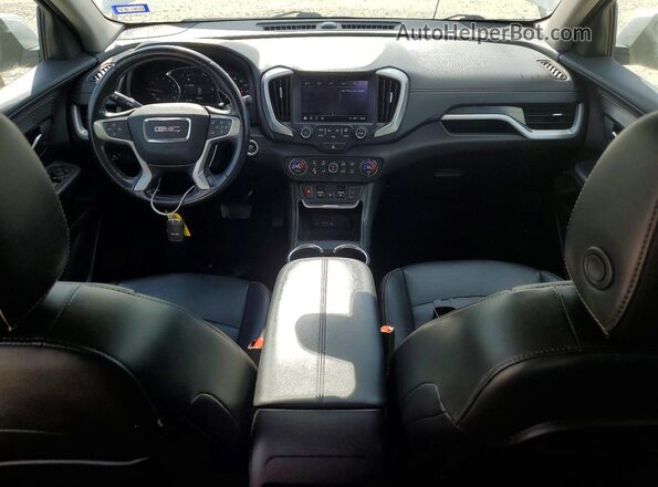 3GKALVEX6JL310399 2018 GMC TERRAIN Silver წინა პანელის ხედი
