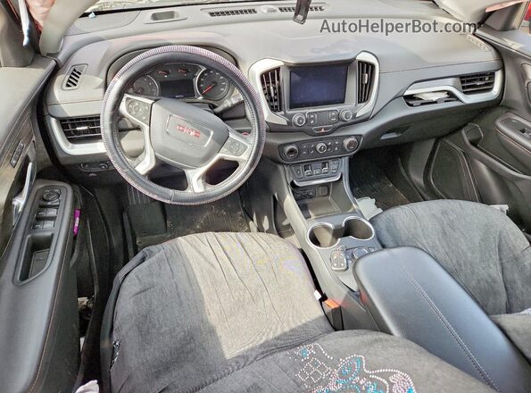 3GKALVEX6LL135350 2020 GMC TERRAIN Red წინა პანელის ხედი