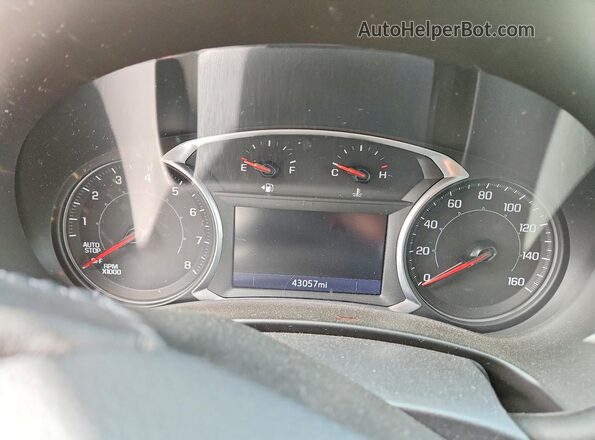 3GKALVEX6LL135350 2020 GMC TERRAIN Red ხელსაწყოთა პანელის ხედი