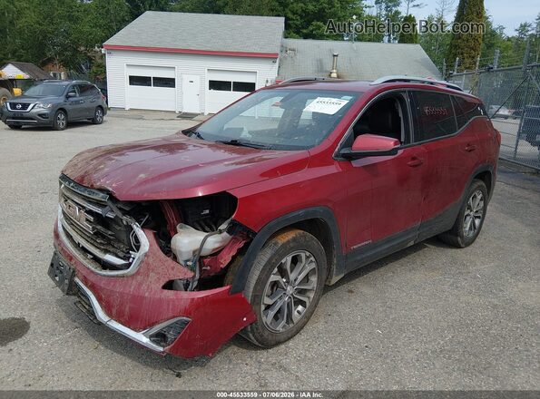 3GKALVEX7JL337949 2018 GMC TERRAIN Красный Вид спереди