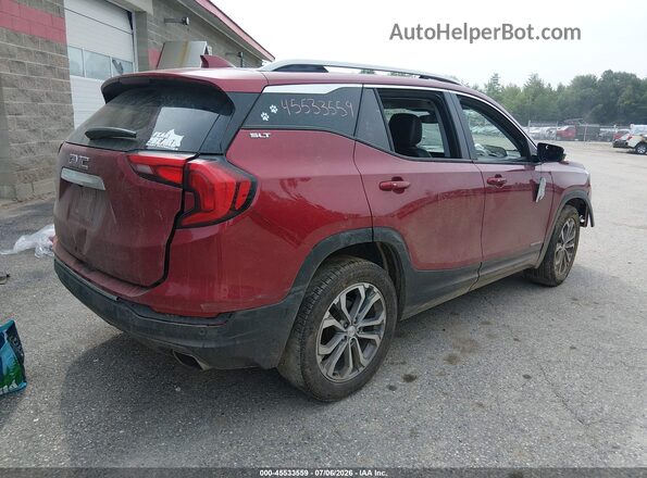 3GKALVEX7JL337949 2018 GMC TERRAIN Красный Задняя правая четверть