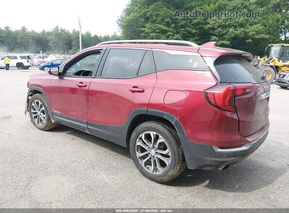 3GKALVEX7JL337949 2018 GMC TERRAIN Красный Задняя левая четверть