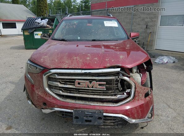 3GKALVEX7JL337949 2018 GMC TERRAIN Красный Вид щитка приборов