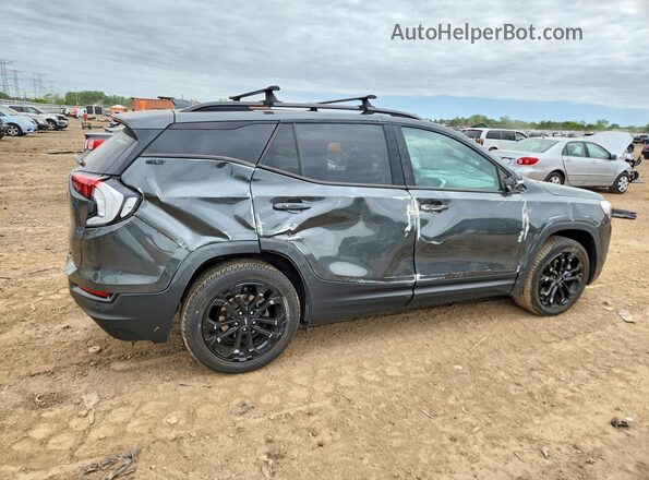 3GKALVEX8KL382447 2019 GMC TERRAIN Gray Задня права чверть