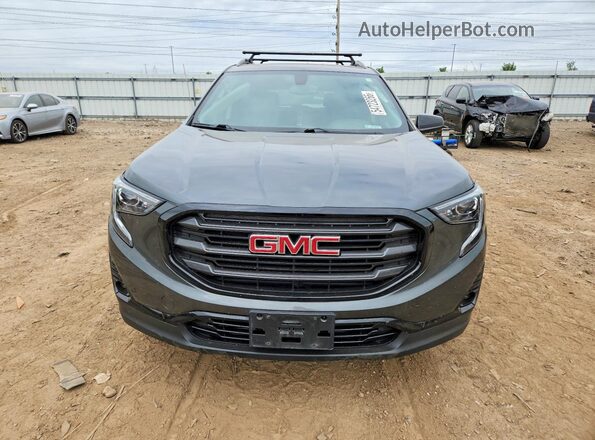 3GKALVEX8KL382447 2019 GMC TERRAIN Gray Вид спереду