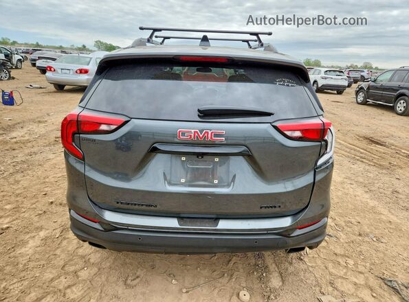 3GKALVEX8KL382447 2019 GMC TERRAIN Gray Вид ззаду