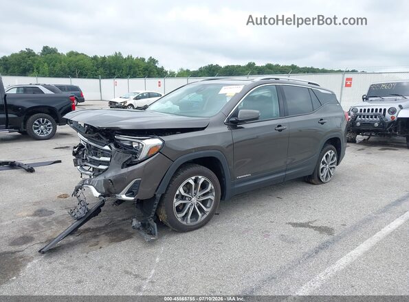3GKALVEX9LL151090 2020 GMC TERRAIN Серый Передняя левая четверть