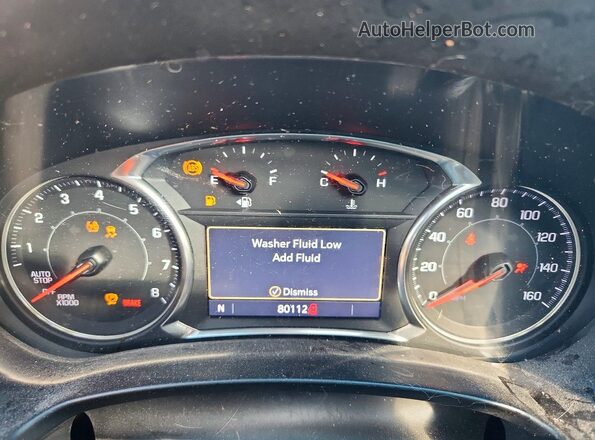 3GKALVEX9LL306527 2020 GMC TERRAIN Черный Вид щитка приборов