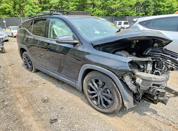 3GKALVEX9LL306527 2020 GMC TERRAIN Черный Передняя правая четверть