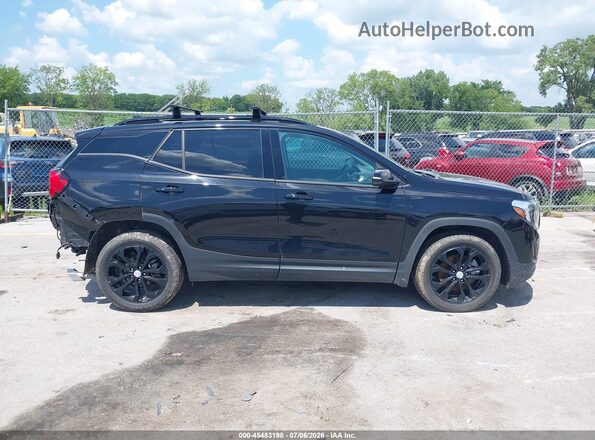 3GKALVEXXLL112735 2020 GMC TERRAIN Black უკანა სალონის ხედი