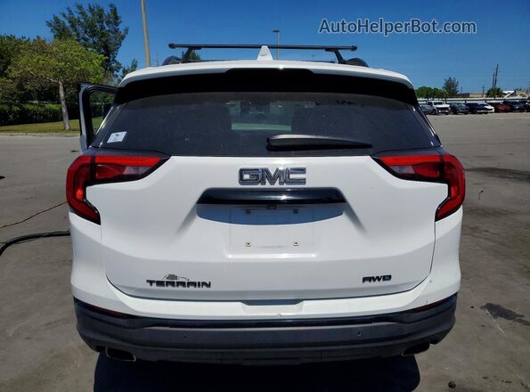 3GKALVEXXLL217954 2020 GMC TERRAIN White Widok z tyłu