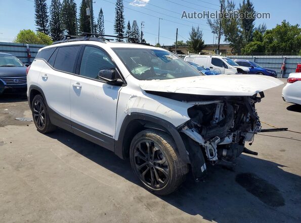 3GKALVEXXLL217954 2020 GMC TERRAIN White Przód prawy