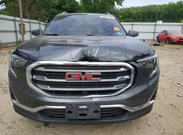 3GKALWEU0JL244864 2018 GMC TERRAIN Gray Vista frontal