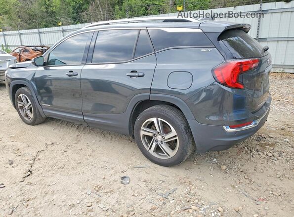 3GKALWEU0JL244864 2018 GMC TERRAIN Gray Trasero izquierdo