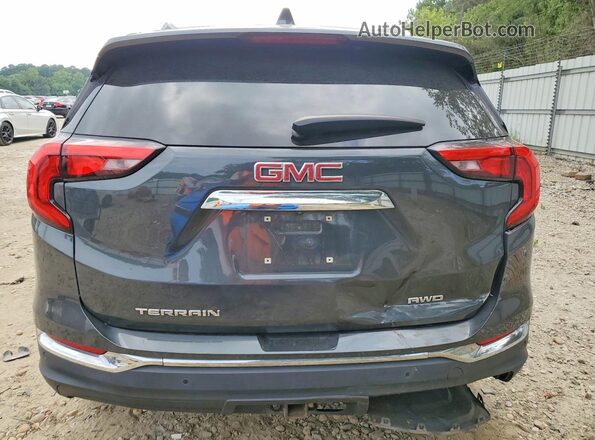 3GKALWEU0JL244864 2018 GMC TERRAIN Gray Vista trasera
