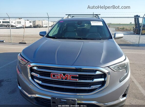 3GKALWEU4JL386053 2018 GMC TERRAIN Gray Вид спереду