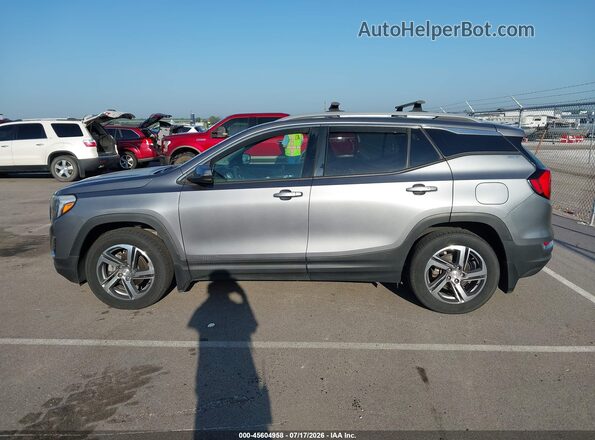3GKALWEU4JL386053 2018 GMC TERRAIN Gray Панорамний вид салону 360°