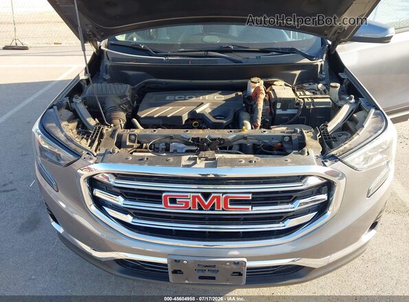 3GKALWEU4JL386053 2018 GMC TERRAIN Gray Вид ззаду