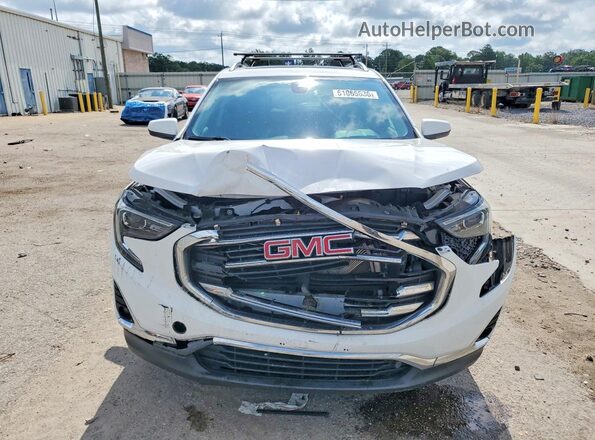 3GKALWEU6JL288612 2018 GMC TERRAIN White წინა ხედი