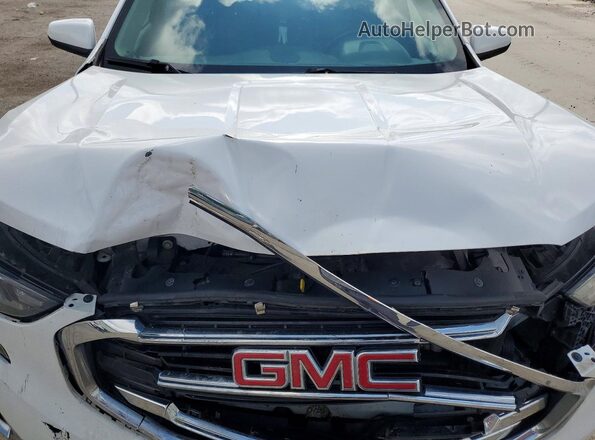 3GKALWEU6JL288612 2018 GMC TERRAIN White უკანა სალონის ხედი