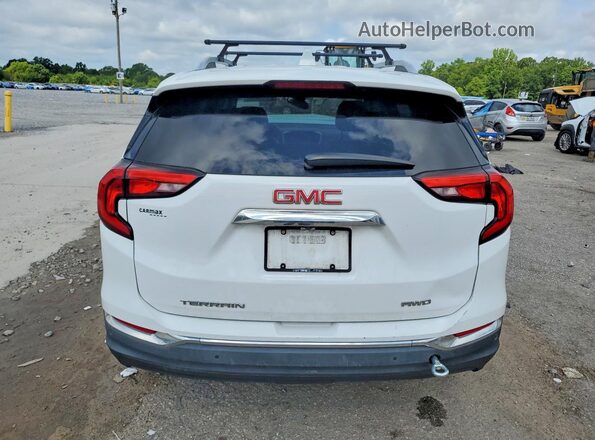 3GKALWEU6JL288612 2018 GMC TERRAIN White უკანა ხედი