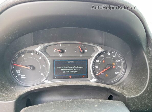 3GKALWEU6JL288612 2018 GMC TERRAIN White ხელსაწყოთა პანელის ხედი
