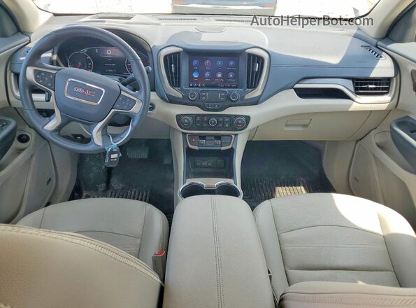 3GKALXEG0PL161914 2023 GMC TERRAIN White Առջևի վահանակի տեսք