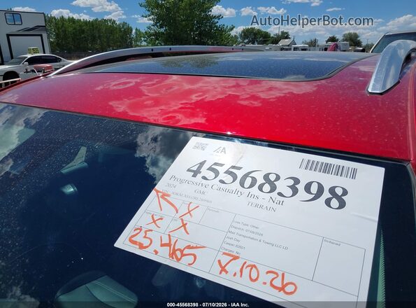3GKALXEG2RL269969 2024 GMC TERRAIN Red Vista del cuadro de instrumentos