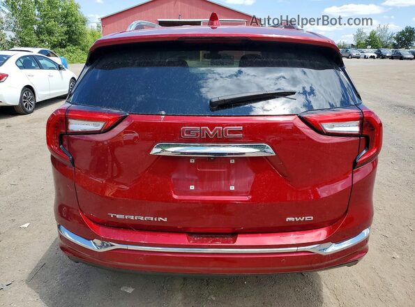 3GKALXEG3RL181853 2024 GMC TERRAIN Red Rear view