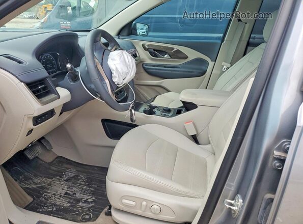 3GKALXEG4PL114644 2023 GMC TERRAIN Серебряный Вид салона спереди
