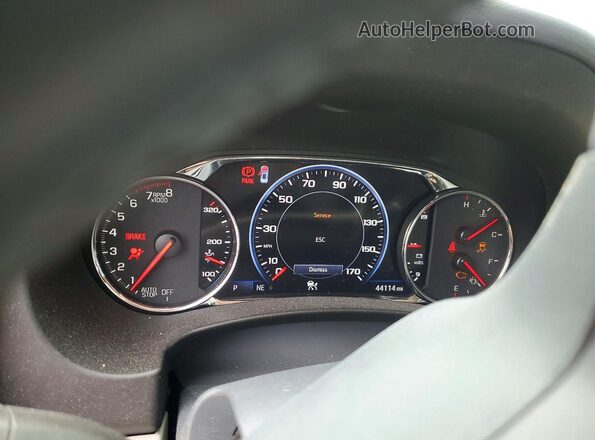 3GKALXEG4PL114644 2023 GMC TERRAIN Серебряный Вид щитка приборов